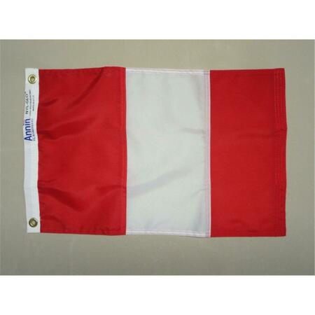 SS COLLECTIBLES 5 ft. X 8 ft. Nyl-Glo Peru Civil Flag SS171028